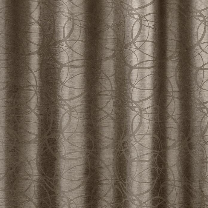 POCOline Ösenvorhang Eaton taupe B/L: ca. 140x245 cm
