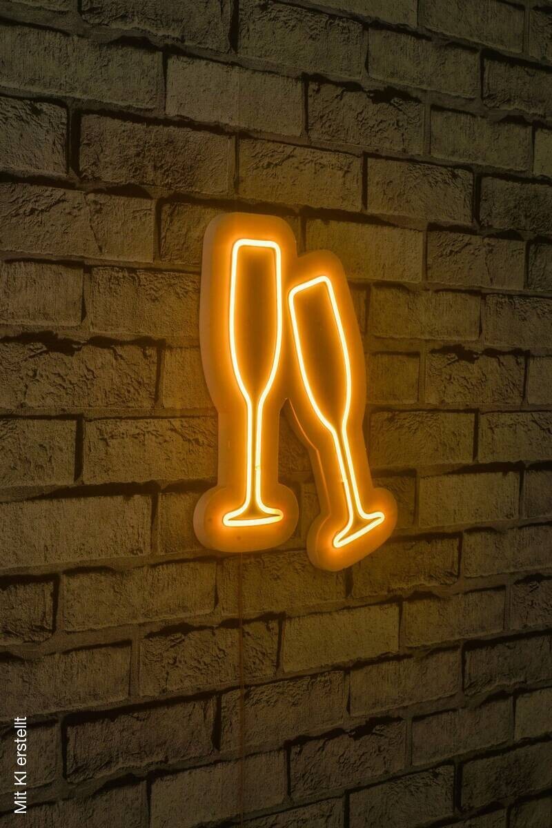 Opviq LED-Wandleuchte gelb PVC B/H/T/L: ca. 26x35x2x26 cm