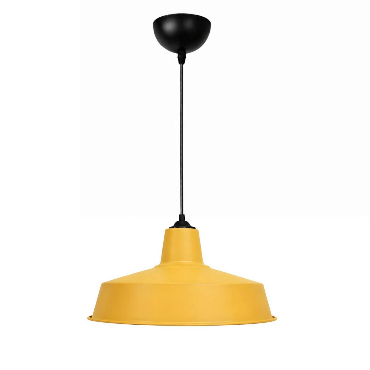 Opviq Pendelleuchte gelb B/H/T: ca. 35x100x35 cm E27 1 Brennstellen
