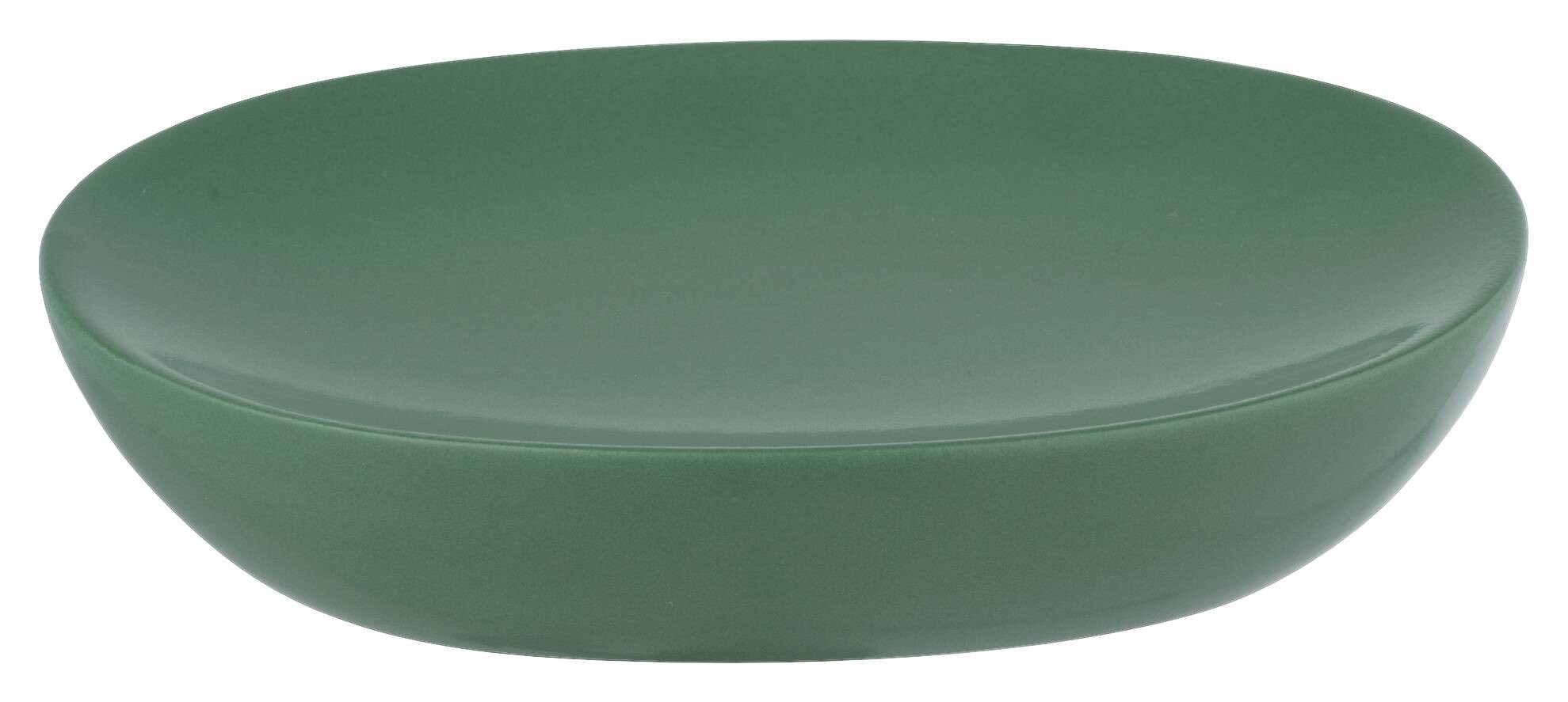 Allstar Seifenablage Olinda grün Keramik B/H/T: ca. 12x3x8,5 cm