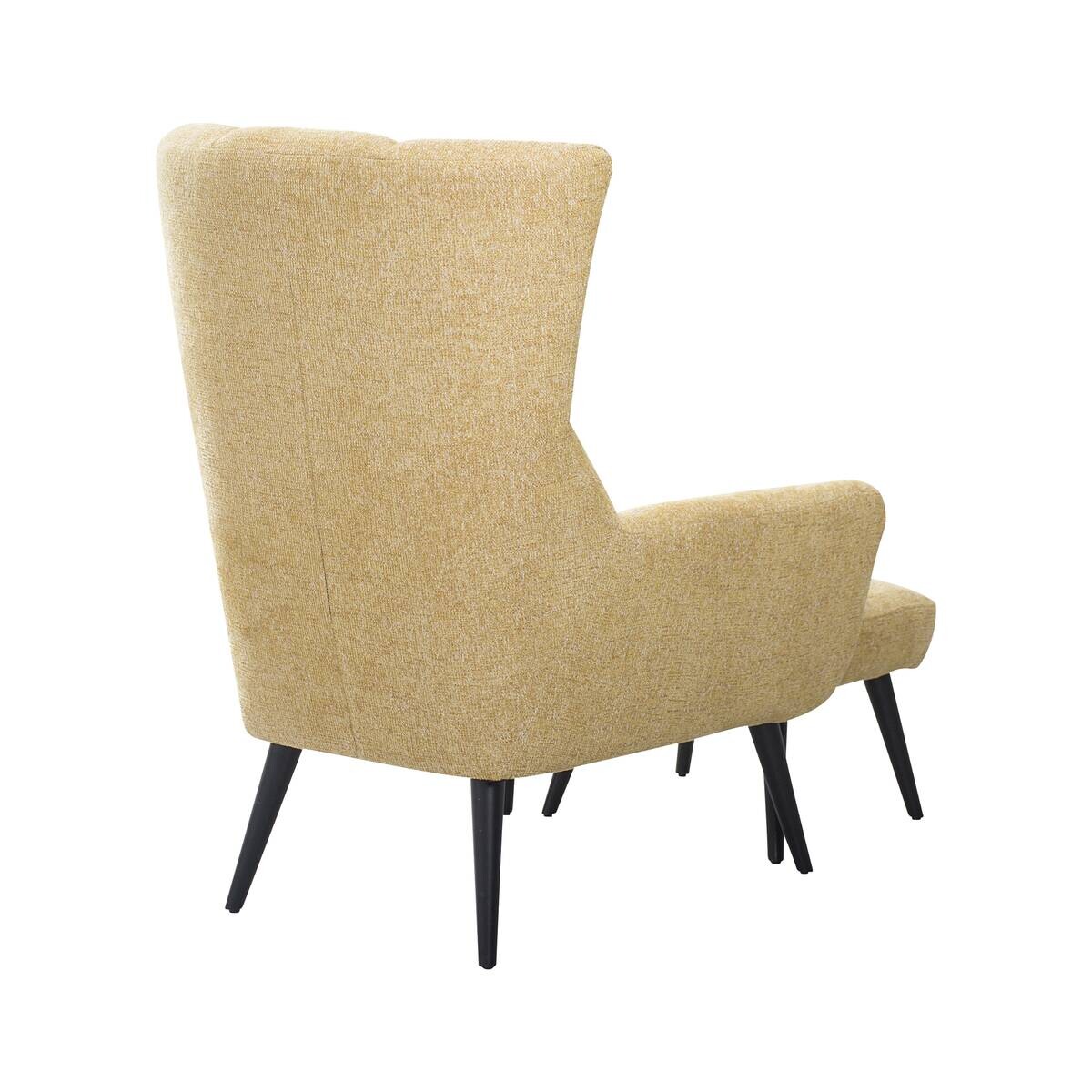 Sessel gelb Polyester B/H/T: ca. 90x112x80 cm