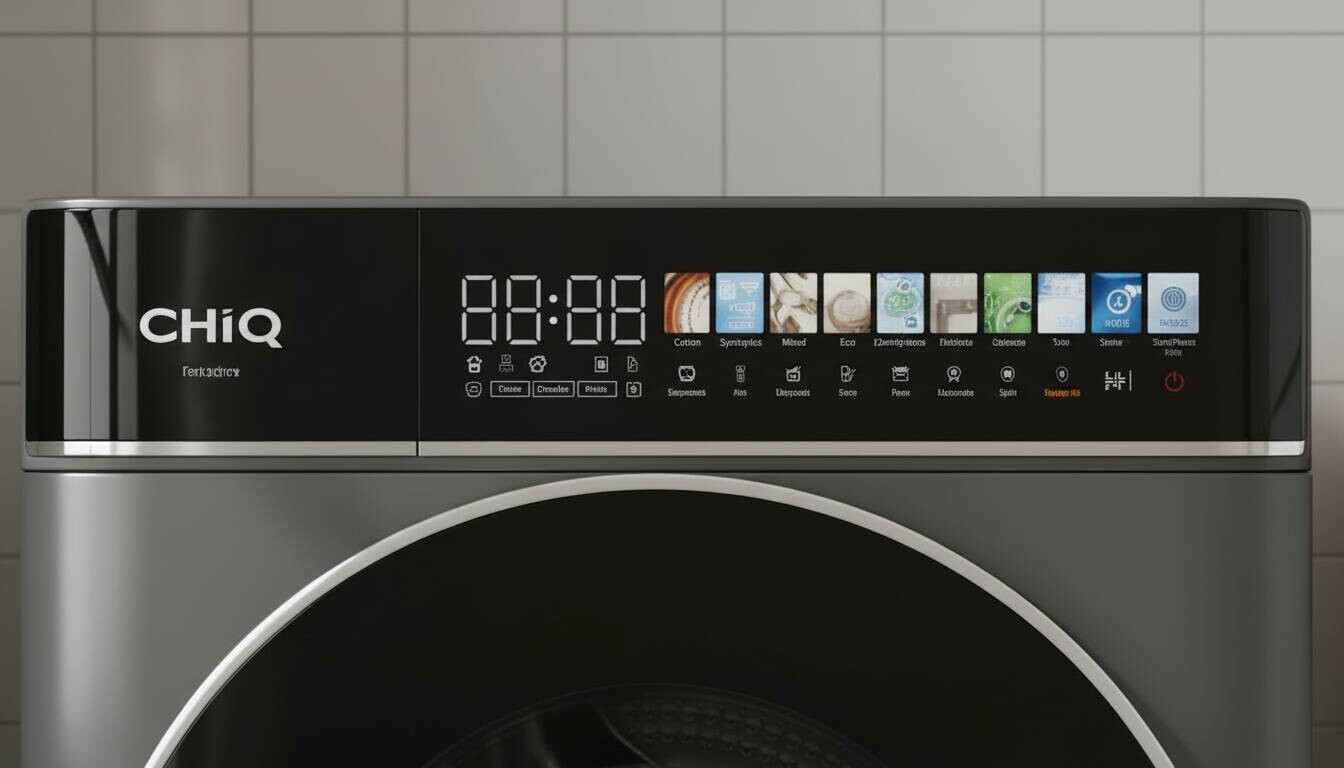 CHiQ Waschmaschine PW86581G EEK: A Spektrum: A bis G 8kg 1400U/min grau B/H/T: ca. 60x85x52 cm