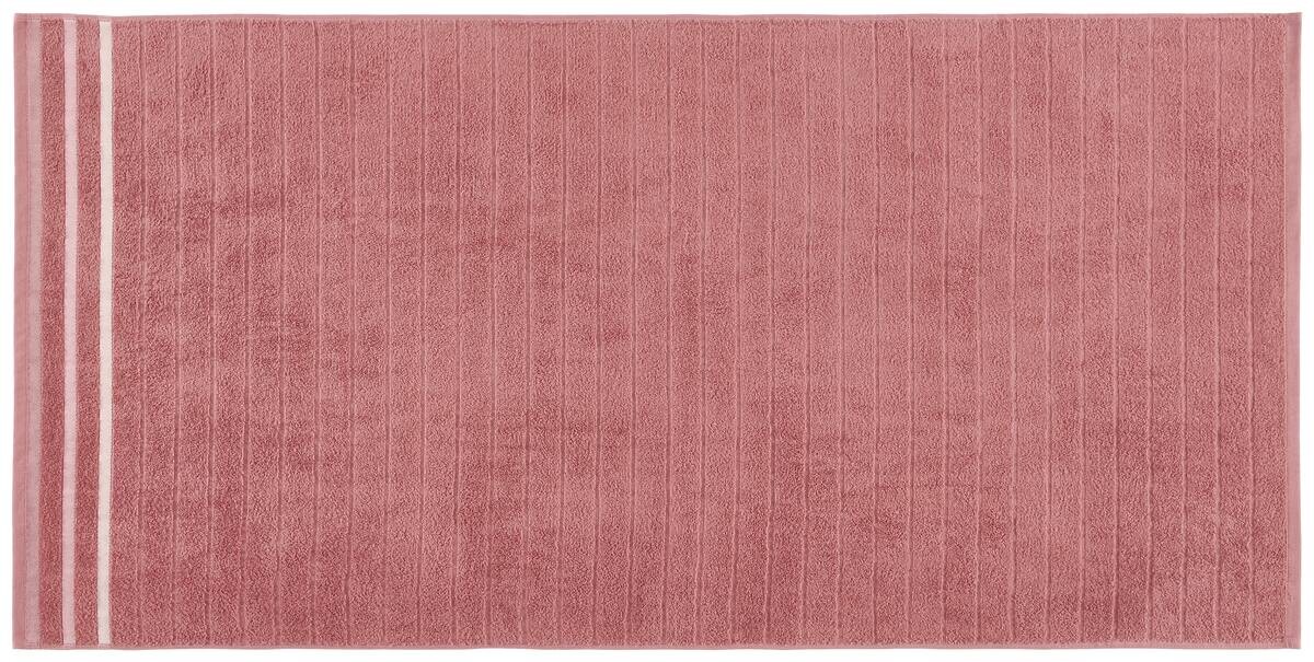 oh cosy Duschtuch Marta altrosa 100% Baumwolle B/L: ca. 70x140 cm
