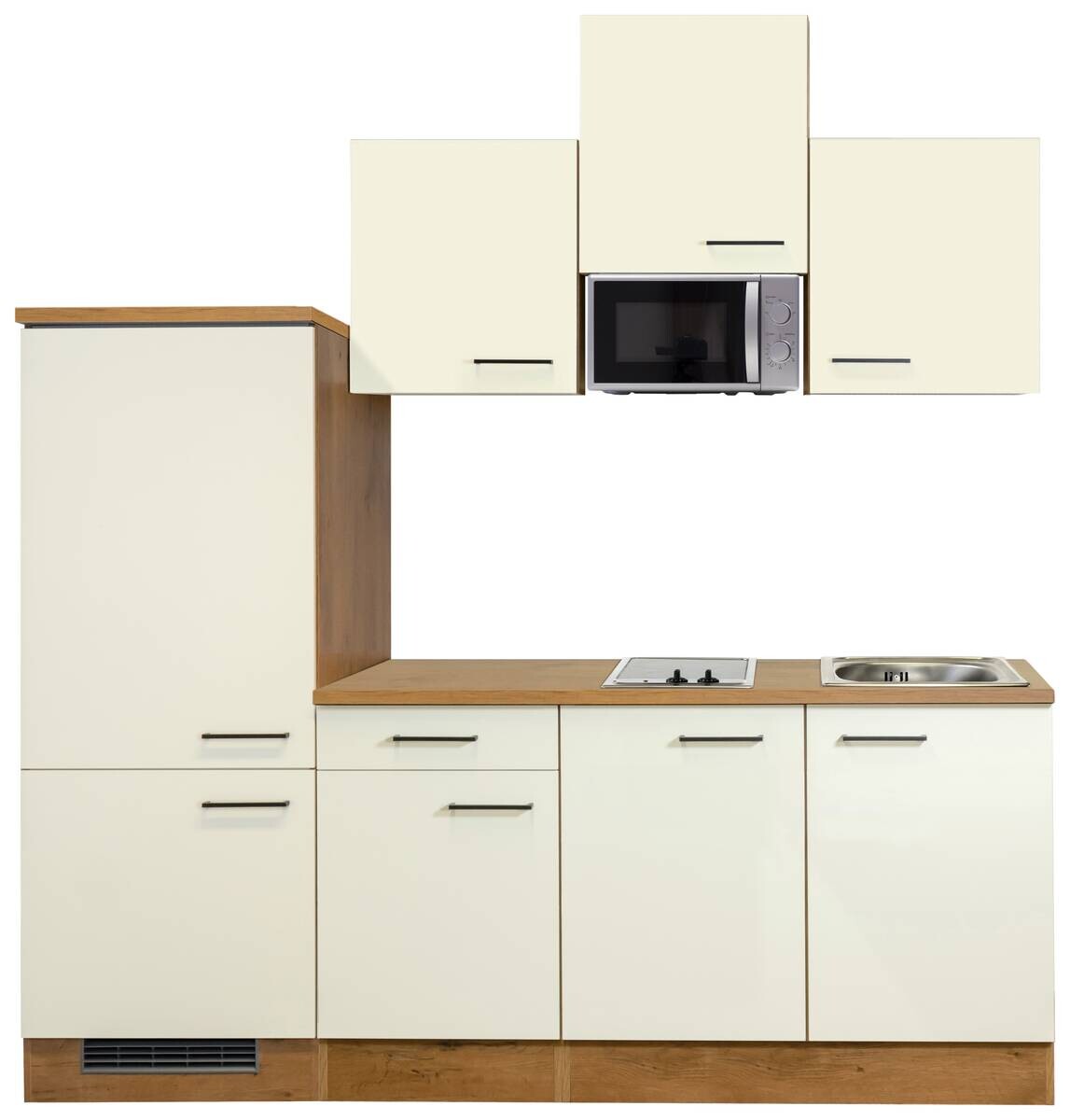 Küchenblock Avila Magnolie matt B/H/T: ca. 210x226x60 cm