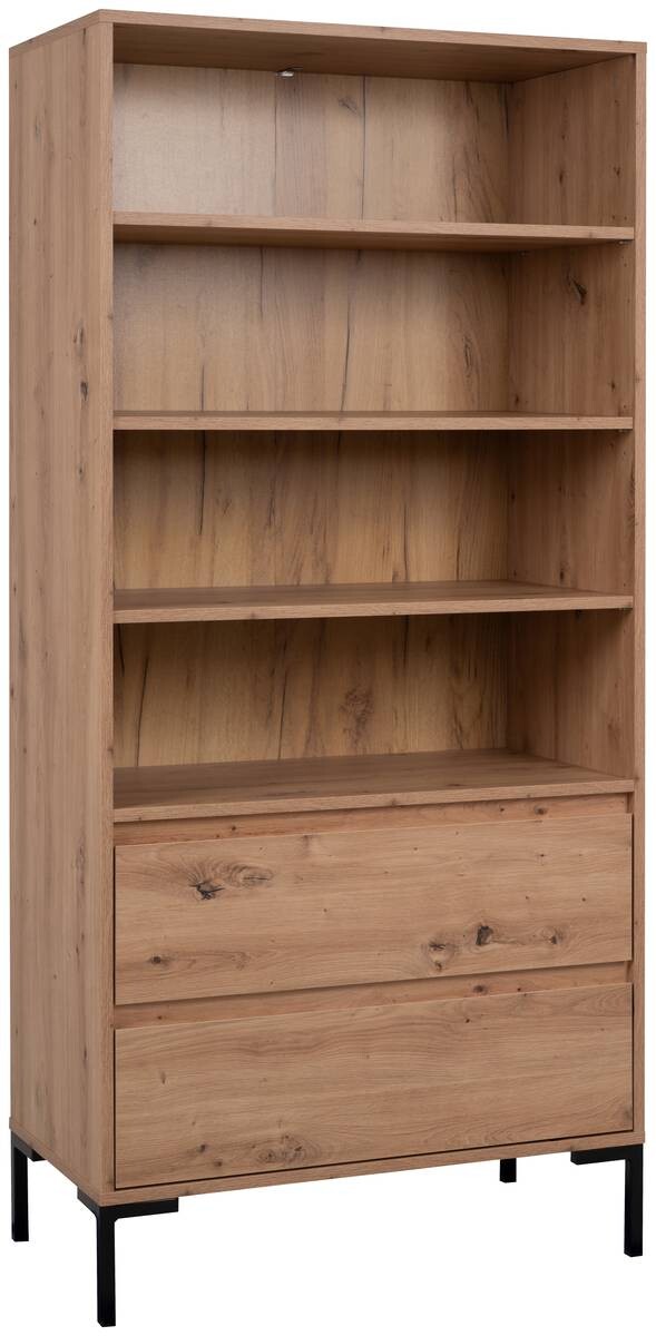 Regal Korsika Eiche Artisan Nachbildung B/H/T: ca. 78x165x40 cm