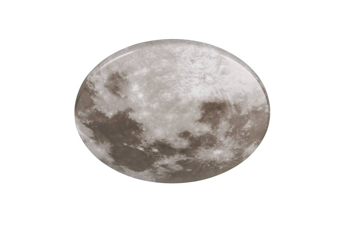 GLOBO LED-Deckenleuchte Moonika weiß Kunststoff H/D: ca. 8,5x37 cm