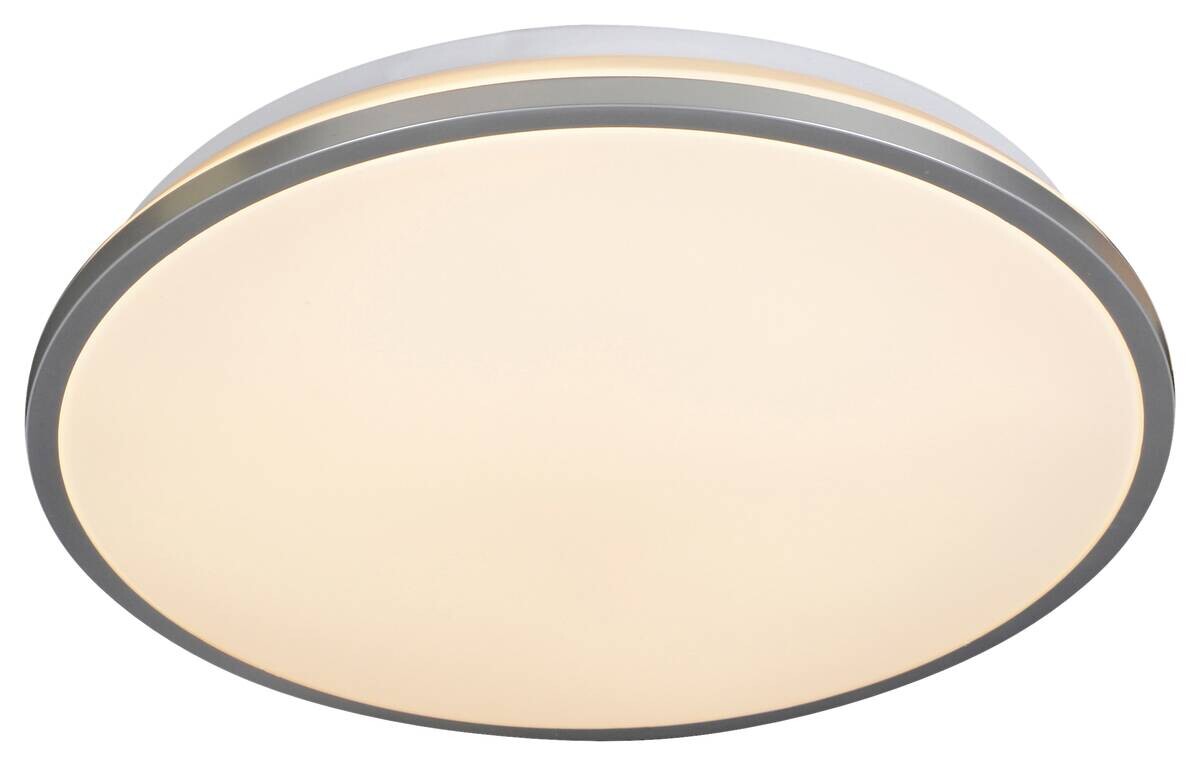 Näve Leuchten Deckenleuchte 1275460 Alu Metall Kunststoff B/H/T: ca. 39x6x39 cm null 1 Brennstellen