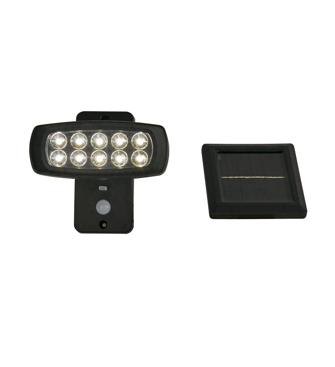 LED-Außenwandleuchte klar schwarz B/H/T: ca. 15,5x14,5x11 cm