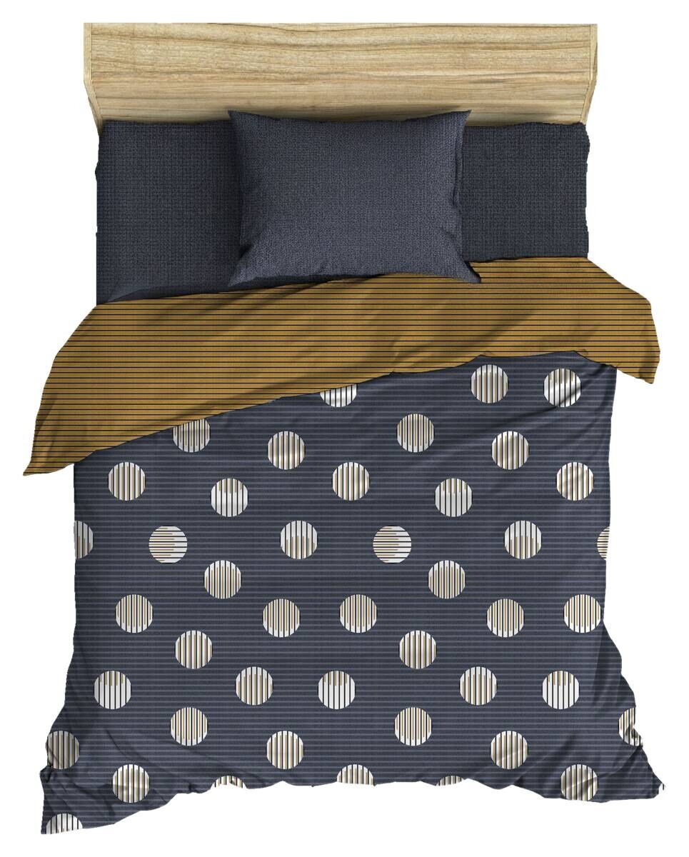 L'Essentiel Linge de Maison Baumwoll Bettwäsche Renforce grau 100% Baumwolle B/L: ca. 135x200 cm