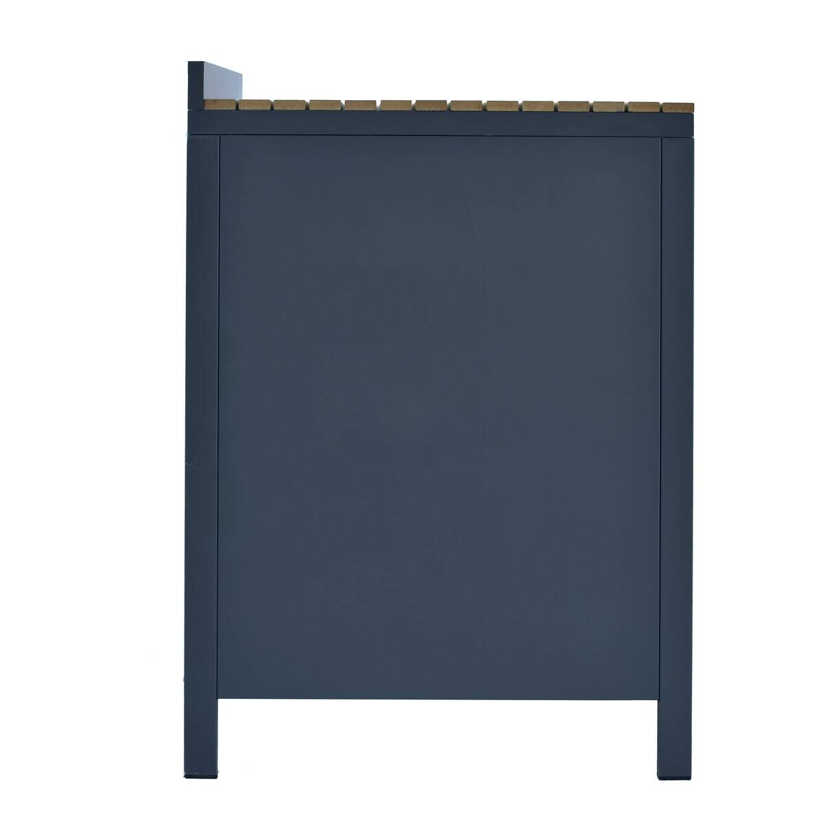 POCOline Outdoor-Küchenmodul anthrazit Aluminium B/H/L: ca. 110x89x61,5 cm