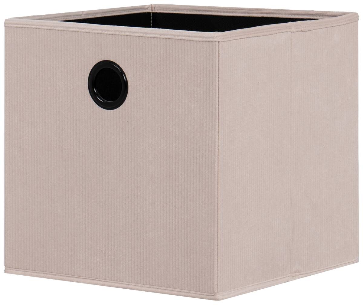 Stoffbox beige B/H/T: ca. 32x32x32 cm