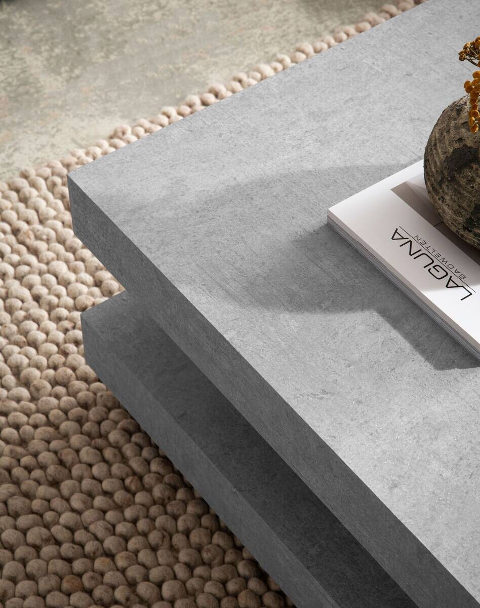 Wohnling Couchtisch Beton B/H/T: ca. 60x34x60 cm