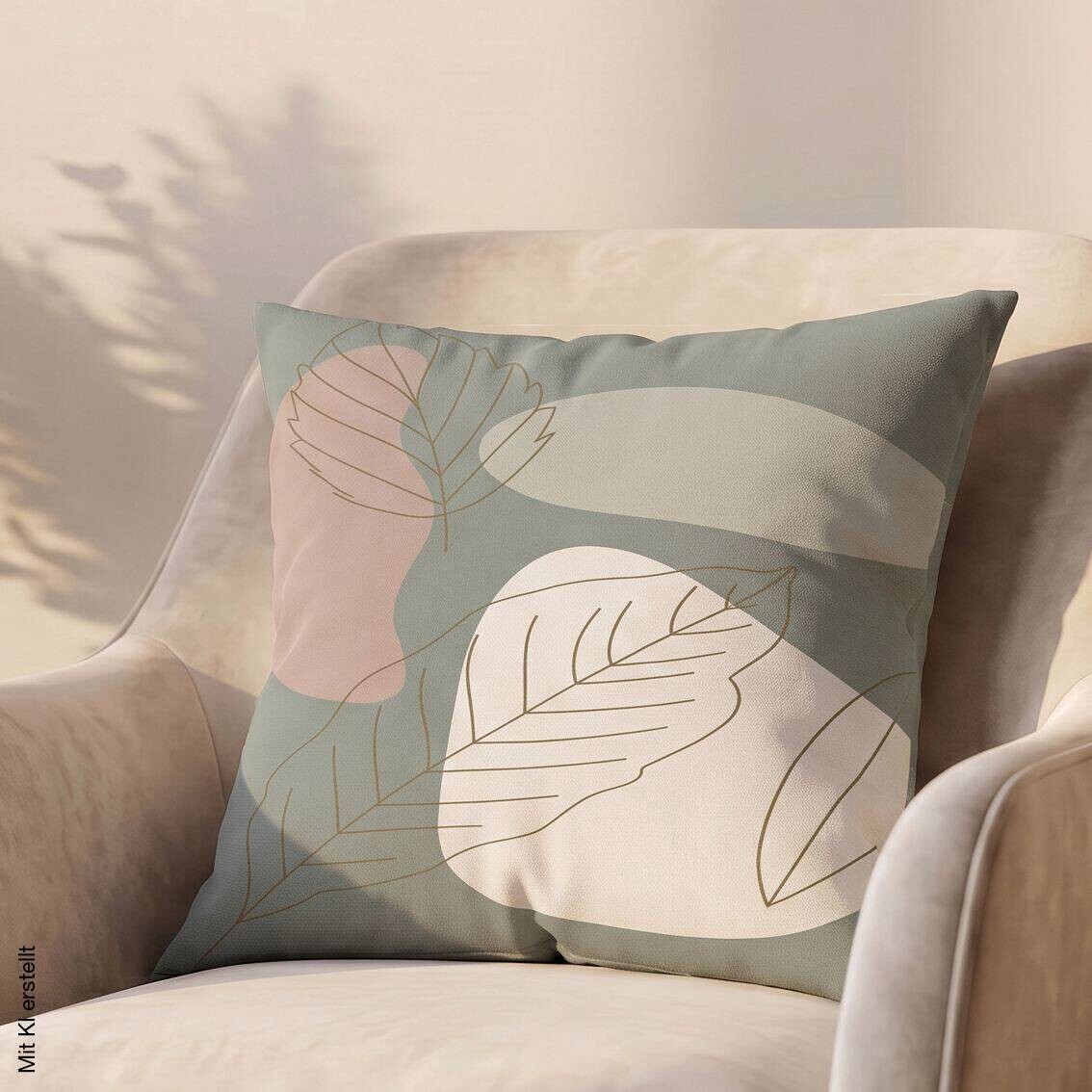 Kissenbezug mehrfarbig Polyester B/L: ca. 43x43 cm