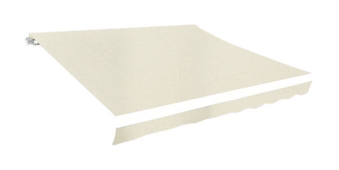 vidaXL Markisenstoff creme 100% Polyester B/L: ca. 245x330 cm