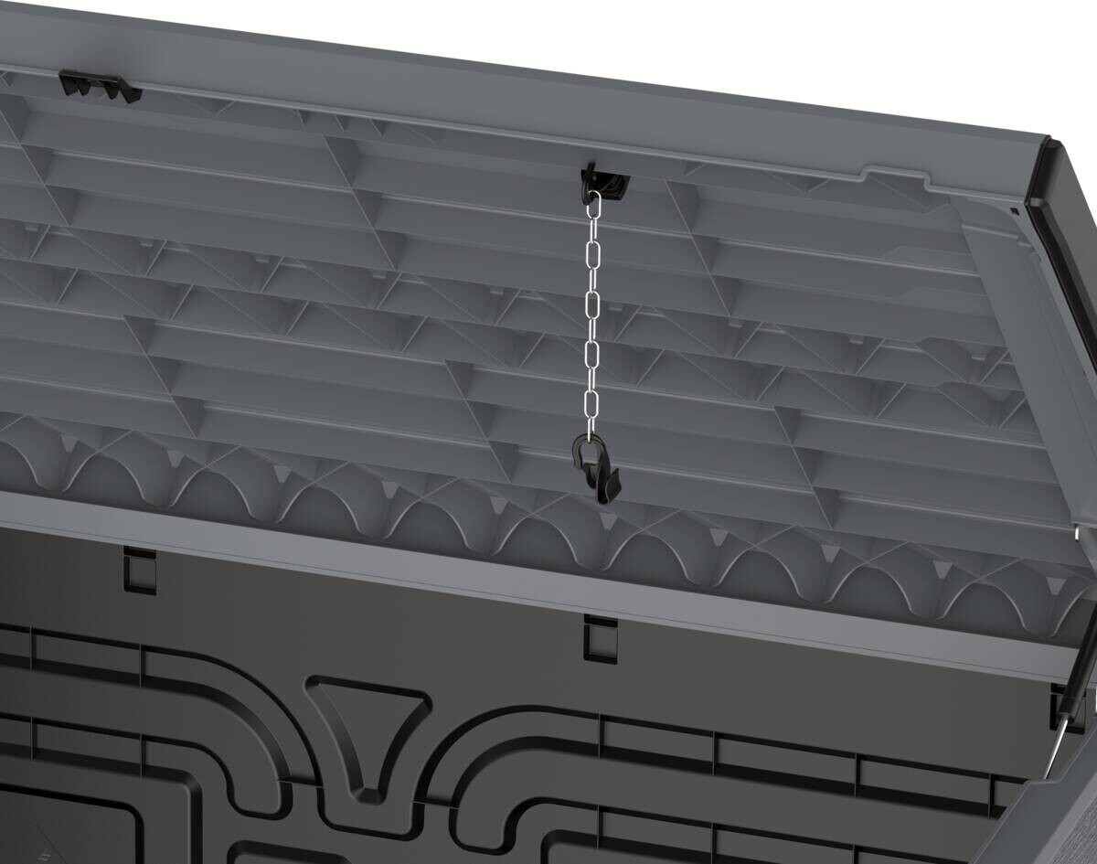 VCM Mülltonnenbox 2er StoreAway grau Kunststoff B/H/L: ca. 145x125x83 cm