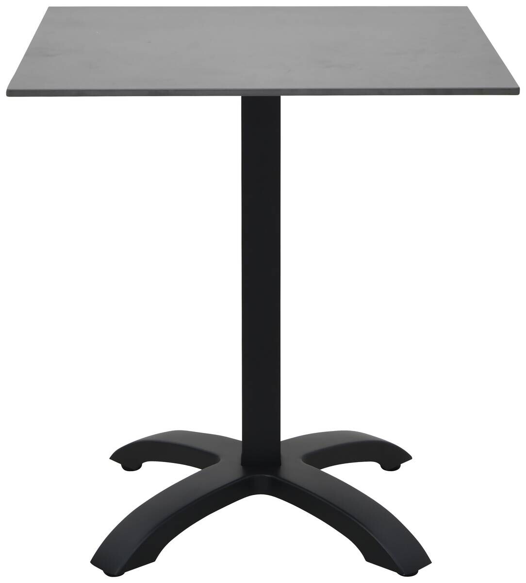 POCOline Bistrotisch Prag schwarz Alu B/H/L: ca. 70x76x70 cm