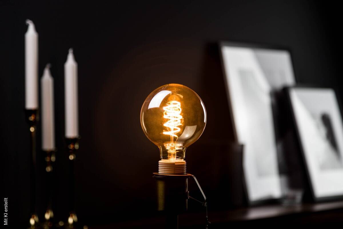 Blulaxa LED-Leuchtmittel Edison Filamentlampe Vintage 49075 E27