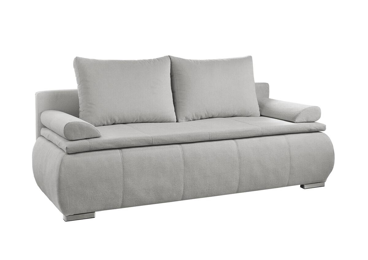 Dauerschlafsofa natur Microfaser B/H/T: ca. 207x94x90 cm