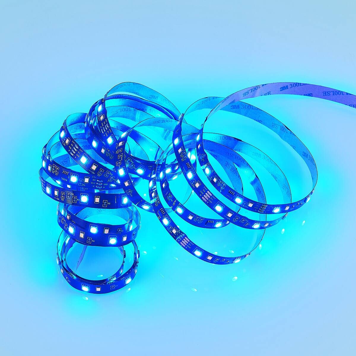 Lichtband Racer schwarz Kunststoff B/L: ca. 1x500 cm