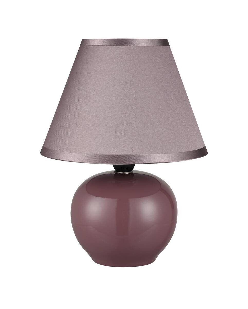 Nolo Tischleuchte Seline Keramik Stoff H: ca. 24 cm E14 1 Brennstellen