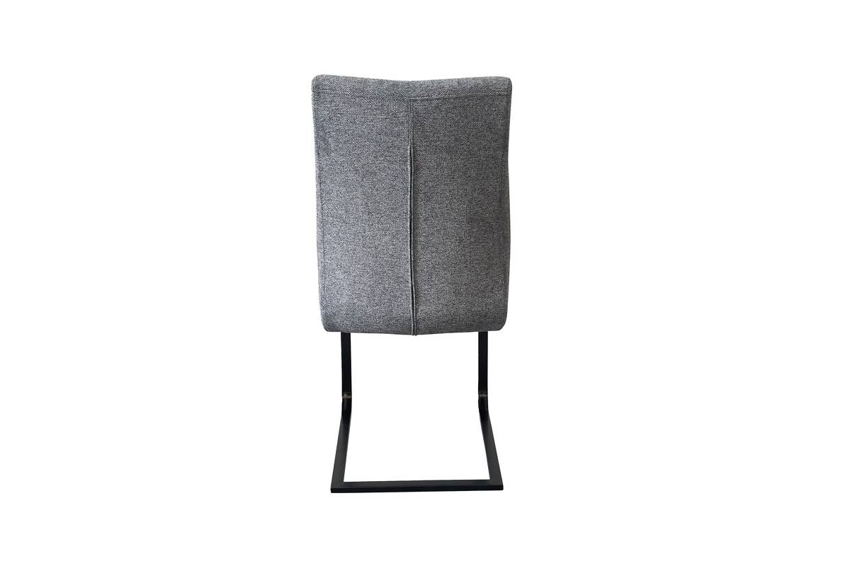 Stuhl MARLEN-XXL 2er-Set dunkelgrau B/H/T: ca. 47x95,5x62 cm