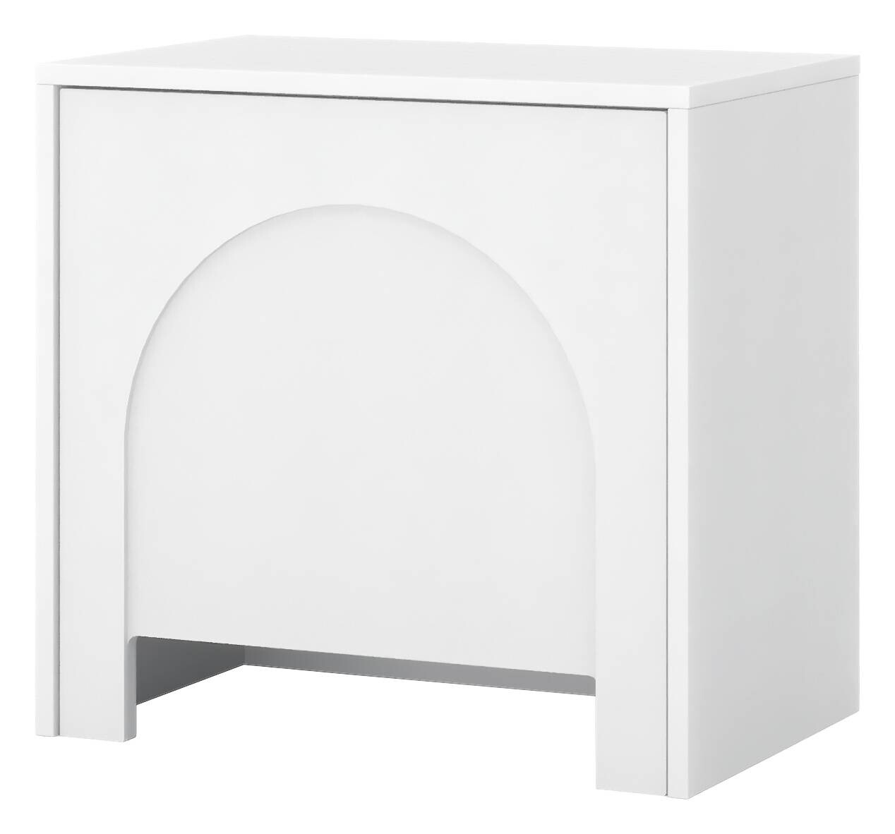 Nachtkonsole ARCO weiß B/H/T: ca. 50x49x35 cm