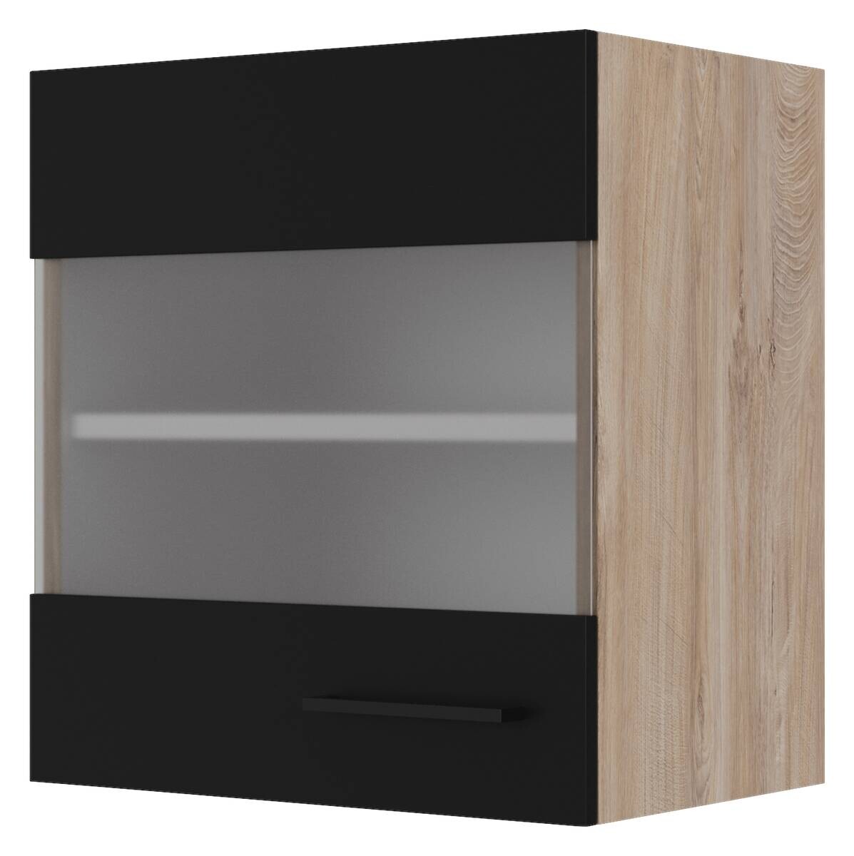 Hängeschrank Capri schwarz matt B/H/T: ca. 50x54,8x32 cm