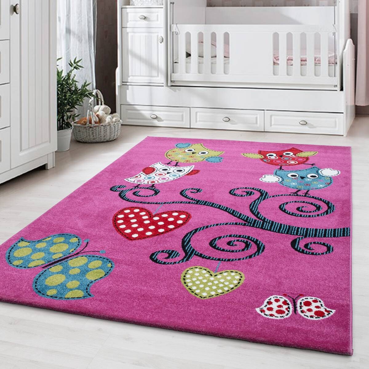Ayyildiz Teppich KIDS lila B/L: ca. 160x230 cm