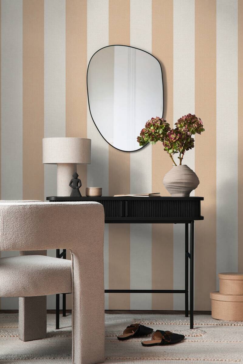 A.S.Creation Vliestapete creme weiß B/H/D: ca. 53x1005x9,8 cm