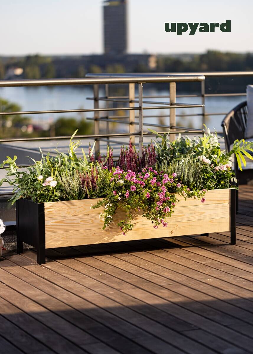 UPYARD Hochbeet MODERN natur Holz B/H/L: ca. 36x32x118 cm