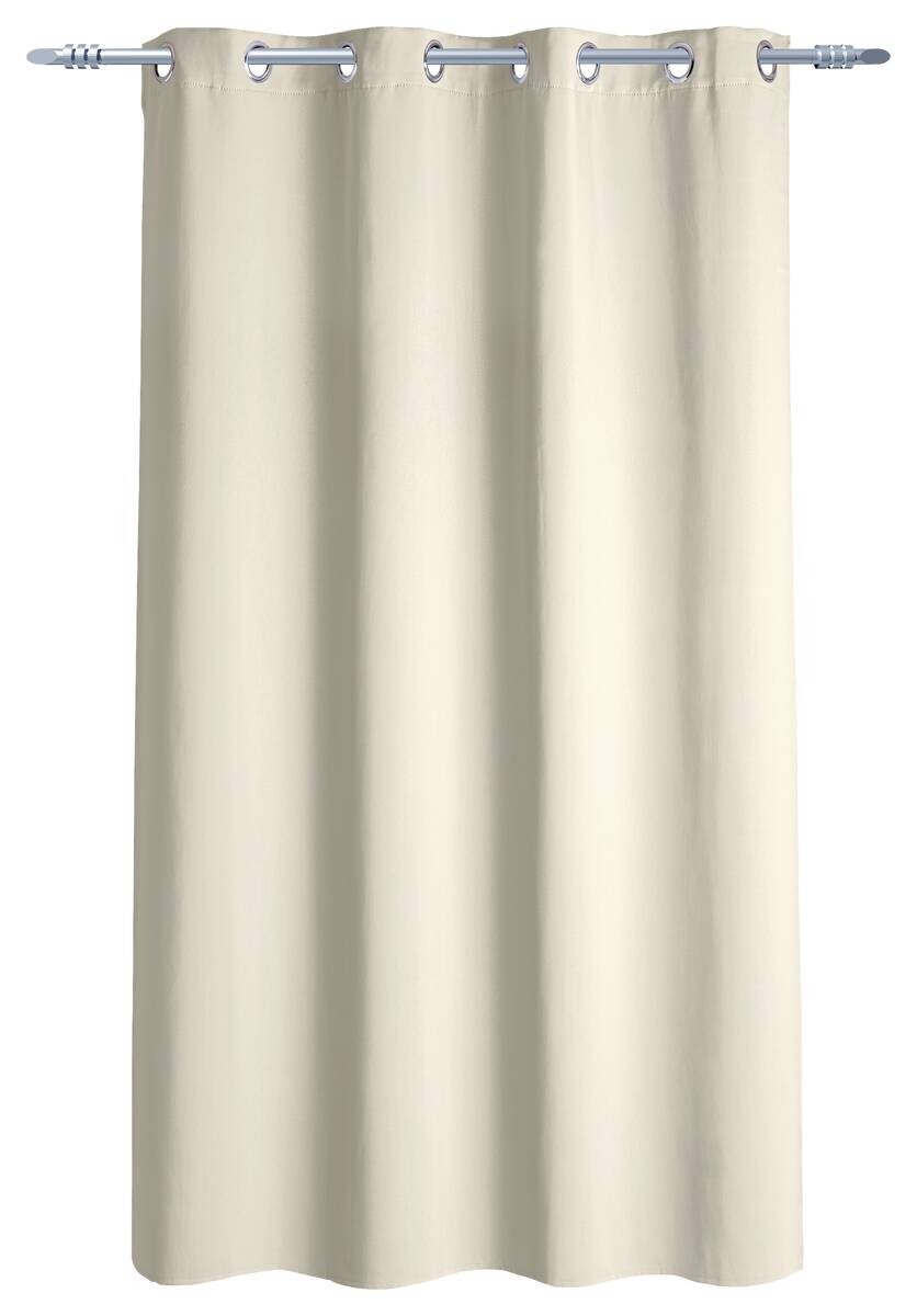 Ösenvorhang Verona wollweiß 100% Polyester B/L: ca. 140x175 cm