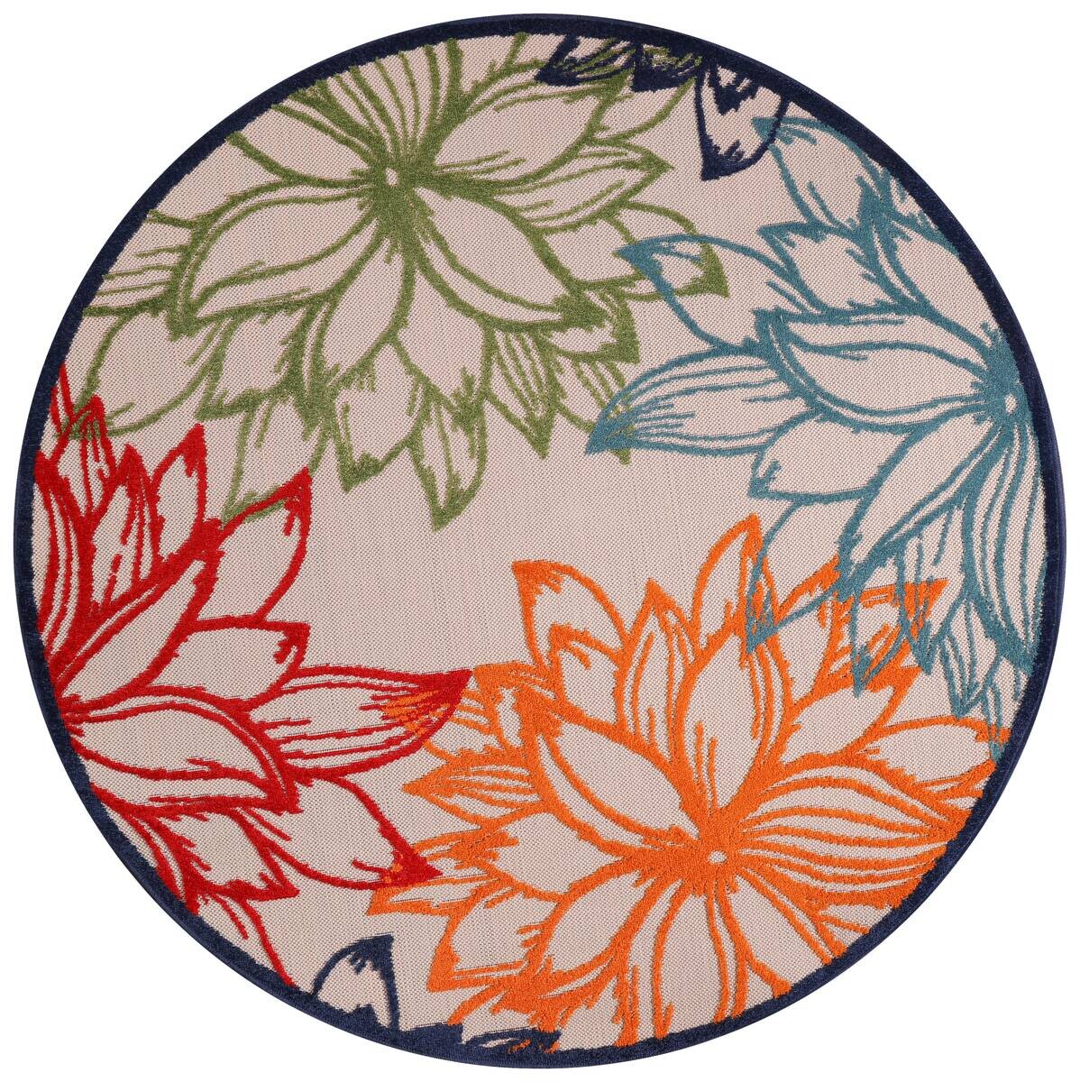 Sanat Outdoorteppich FLORAL bunt D: ca. 200 cm