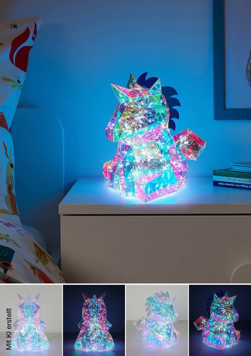 Nolo LED-Dekoleuchte Drache B/H/T: ca. 12x19x14 cm