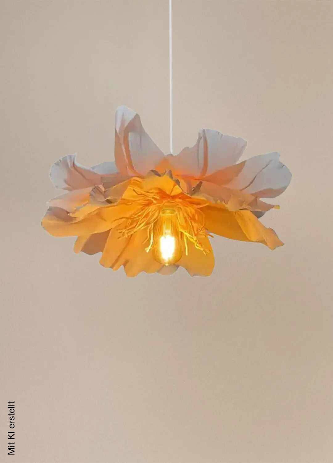 Opviq Pendelleuchte rosa Kunststoff B/H/T/L/D: ca. 48x85x48x48x48 cm E27 1 Brennstellen