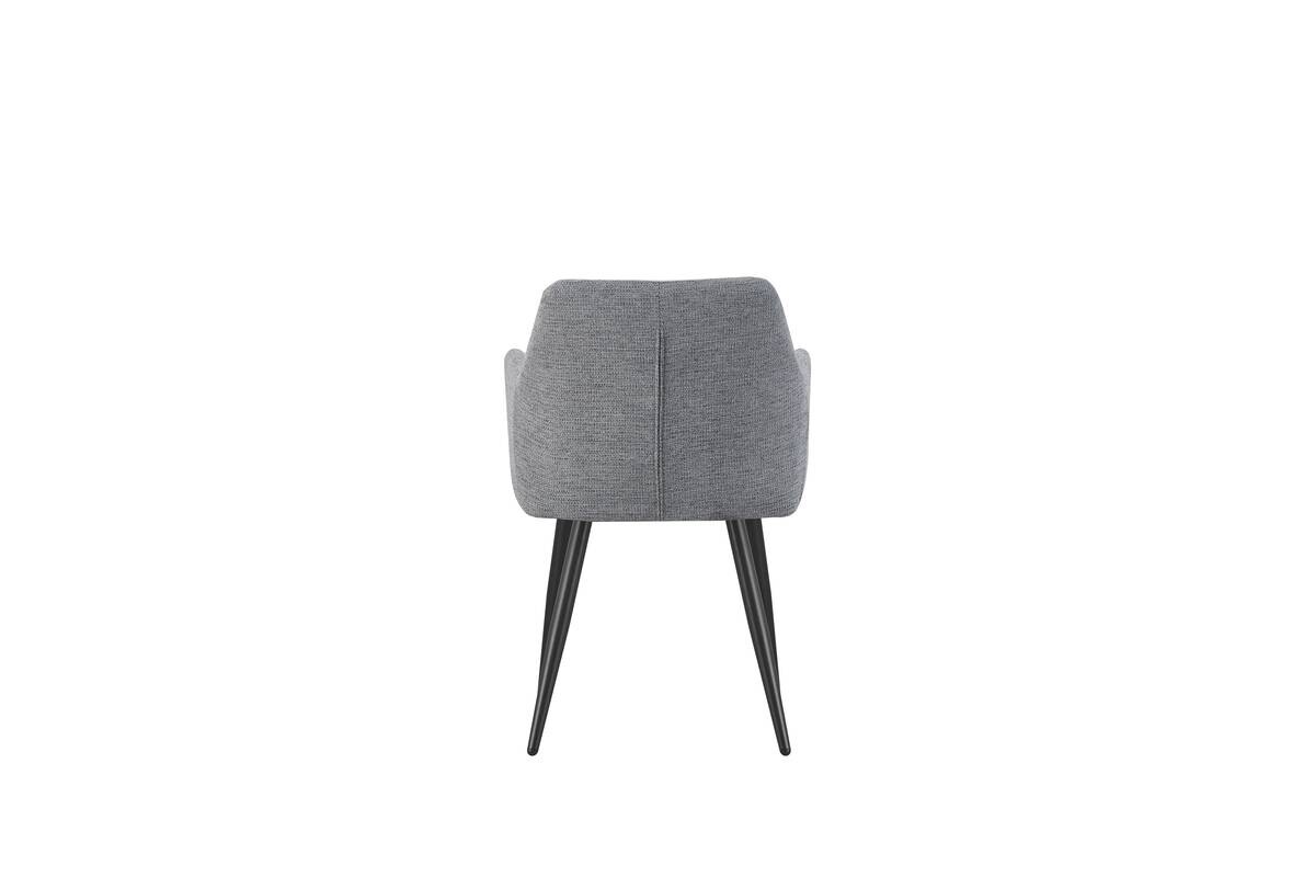 Stuhl BELLA, 2er Set anthrazit Stoff B/H/T: ca. 55x82x62 cm