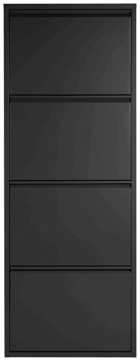 Schuhkipper Blacky schwarz matt B/H/T: ca. 50x136x13 cm