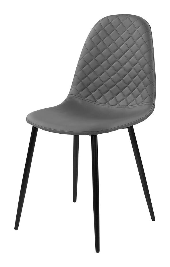 Stuhl grau B/H/T: ca. 42x85x55 cm