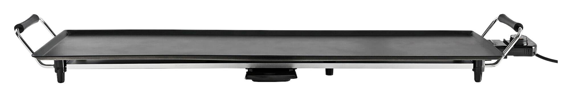 Nedis Tischgrill schwarz Metall B/H/L: ca. 101,5x11,3x26,5 cm