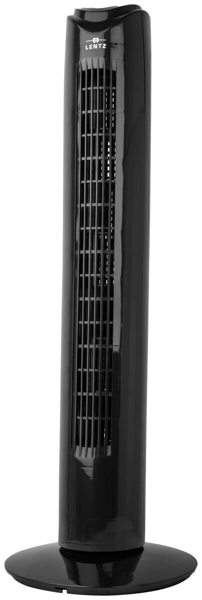 Lentz Turmventilator schwarz B/H/T: ca. 15,5x81x16 cm
