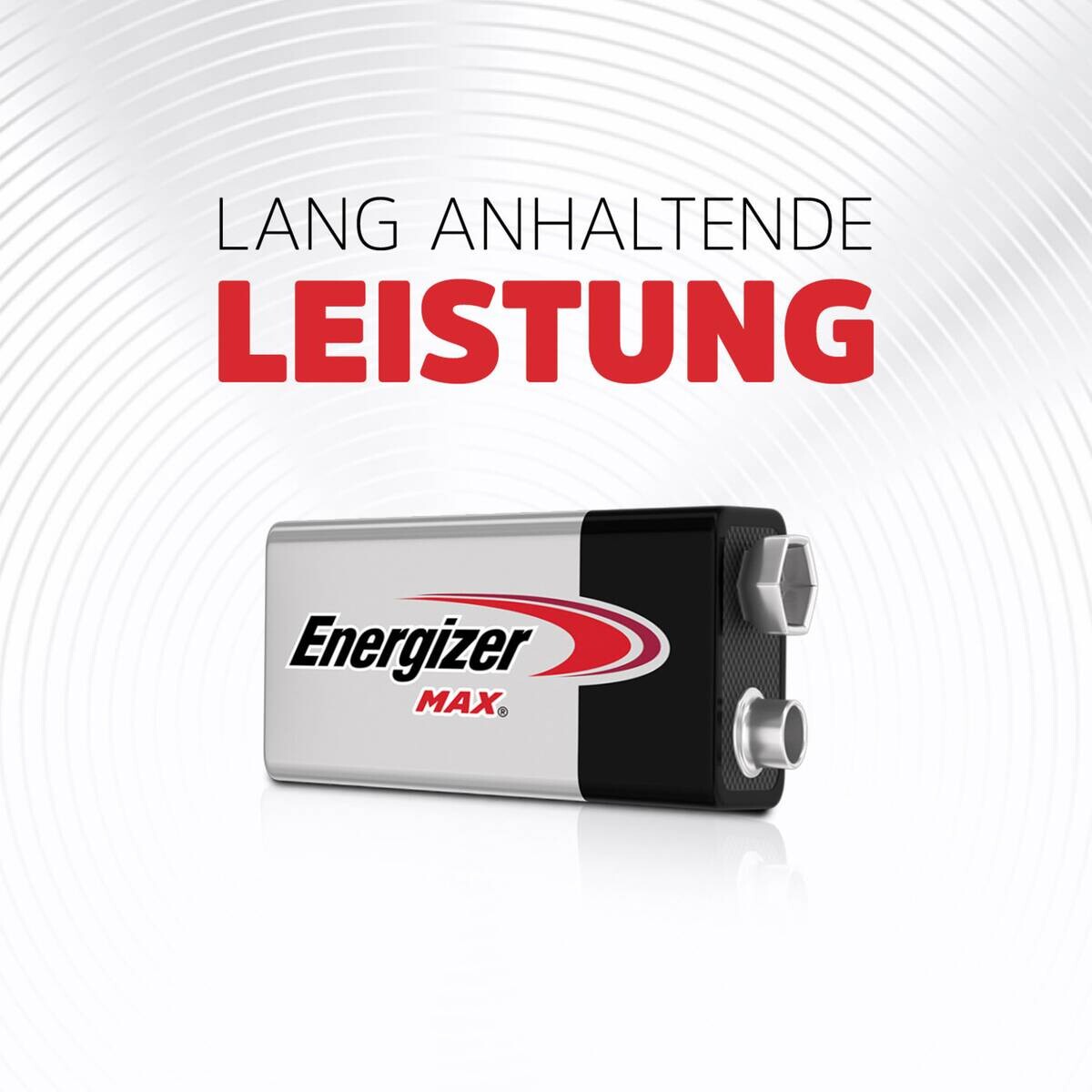 Energizer Batterie Max 9V E-Block (6LR61) 1er Pack