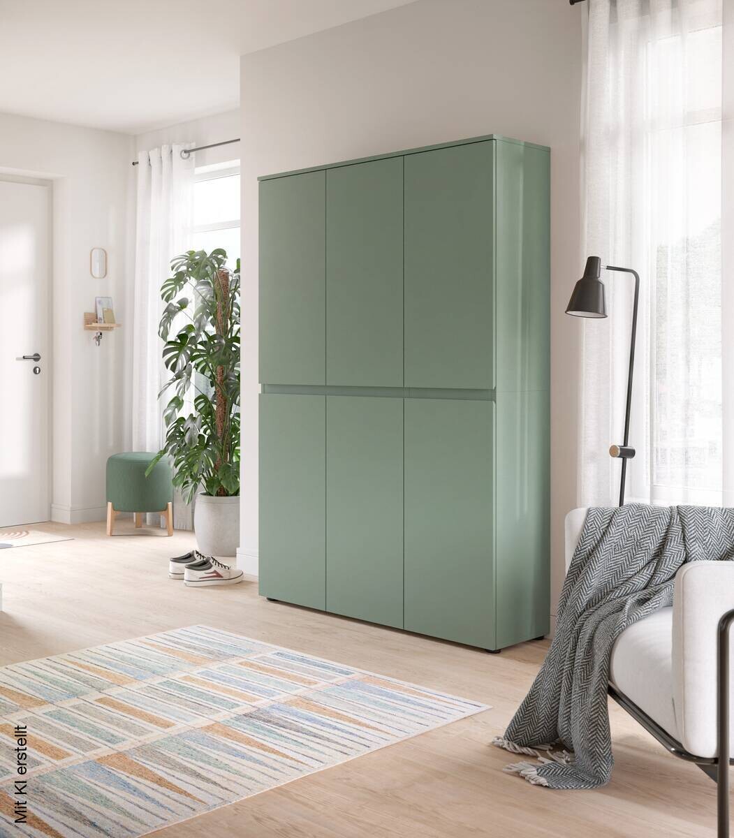 Schrank SCARPA grün B/H/T: ca. 105x175x37 cm