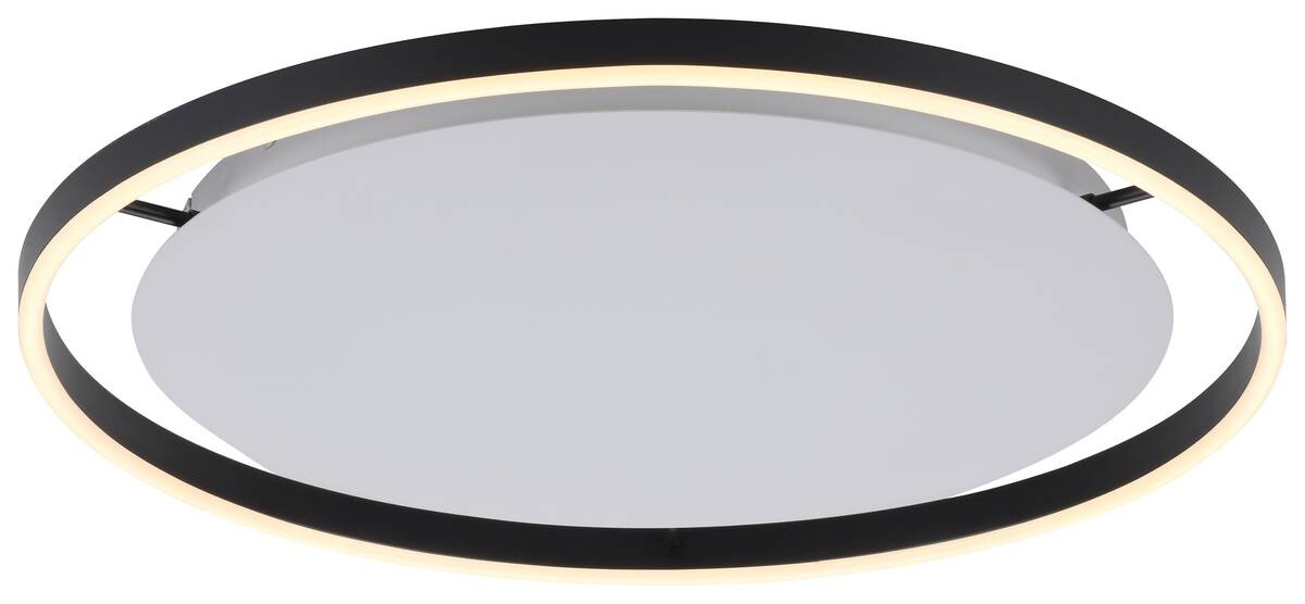 Just Light LED-Deckenleuchte RITUS 15392-13 weiß anthrazit Metall H/D: ca. 5,3x58,5 cm 1 Brennstellen