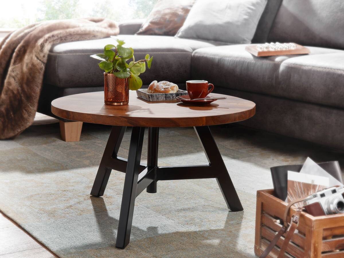 Wohnling Couchtisch braun B/H/T: ca. 60x35x60 cm