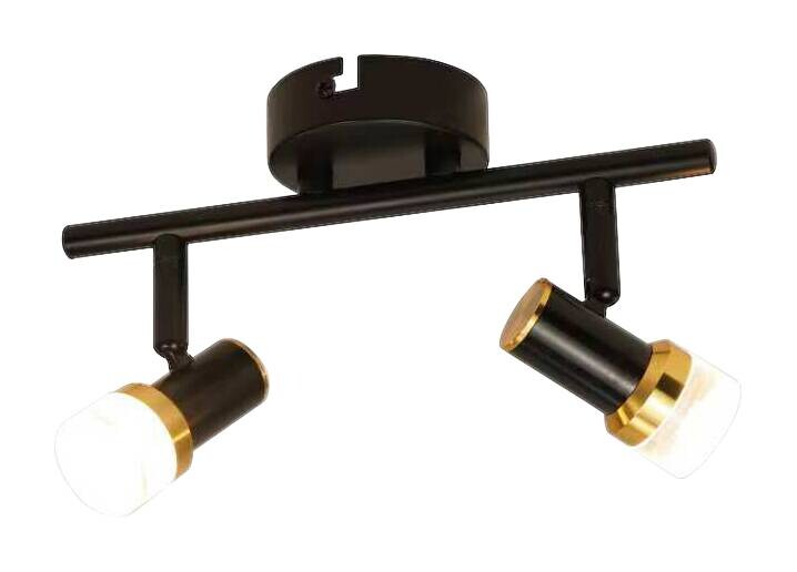 POCOline LED-Spot Giulia schwarz Kupfer B/H/L: ca. 12x8x24 cm 2 Brennstellen