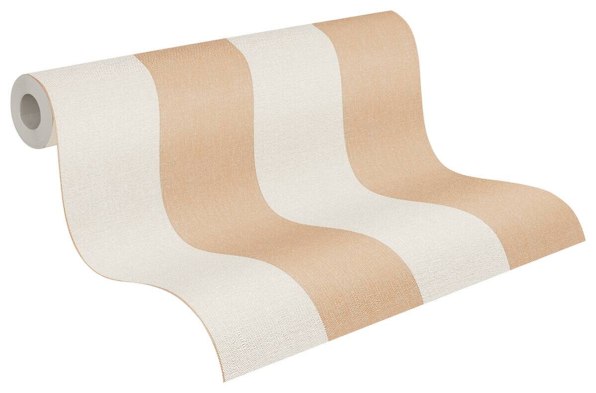 A.S.Creation Vliestapete creme weiß B/H/D: ca. 53x1005x9,8 cm