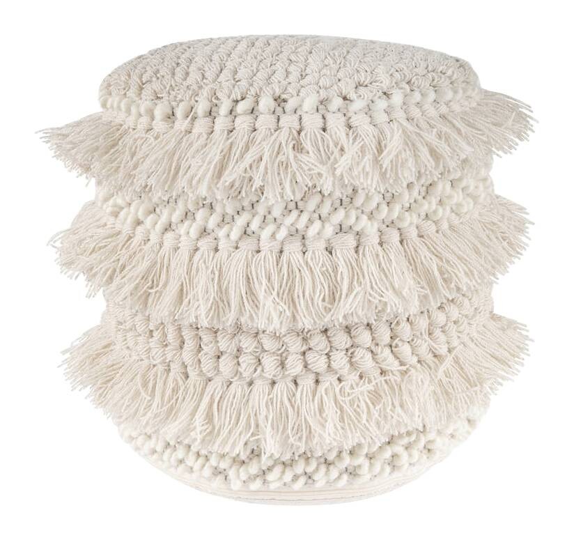 360 Living Hocker Bohist 300 natur H/D: ca. 35x35 cm