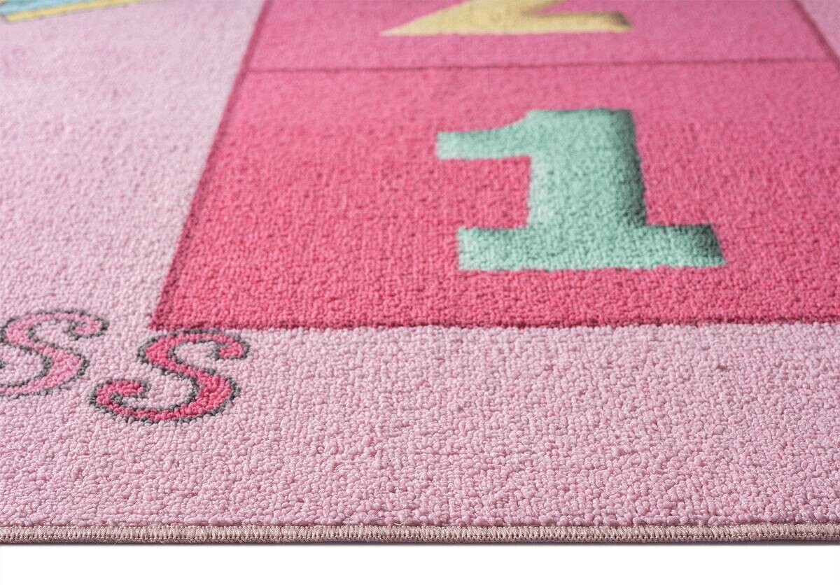Merinos Teppich Happy Kids pink B/L: ca. 120x160 cm