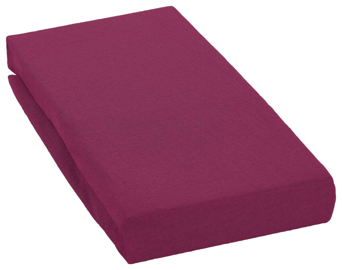 Jersey Spannbetttuch beere 50% Baumwolle, 50% Polyester B/L: ca. 180x200 cm