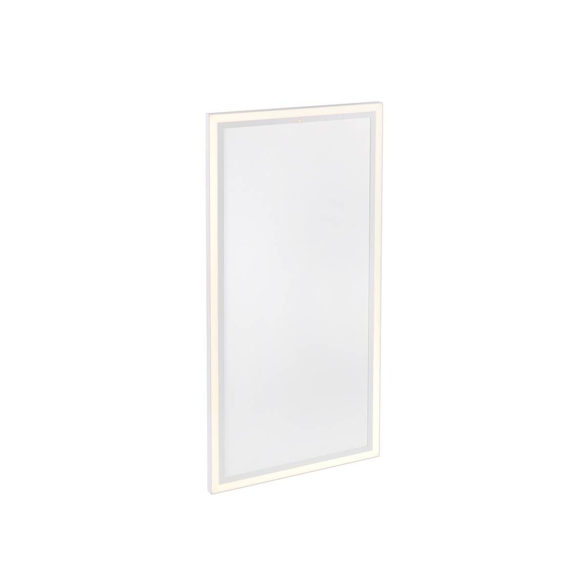 Just Light LED-Deckenleuchte mit Heizfunktion BEROA 18069-16 weiß Kunststoff Metall B/H/T: ca. 60x6,8x120 cm 1 Brennstellen