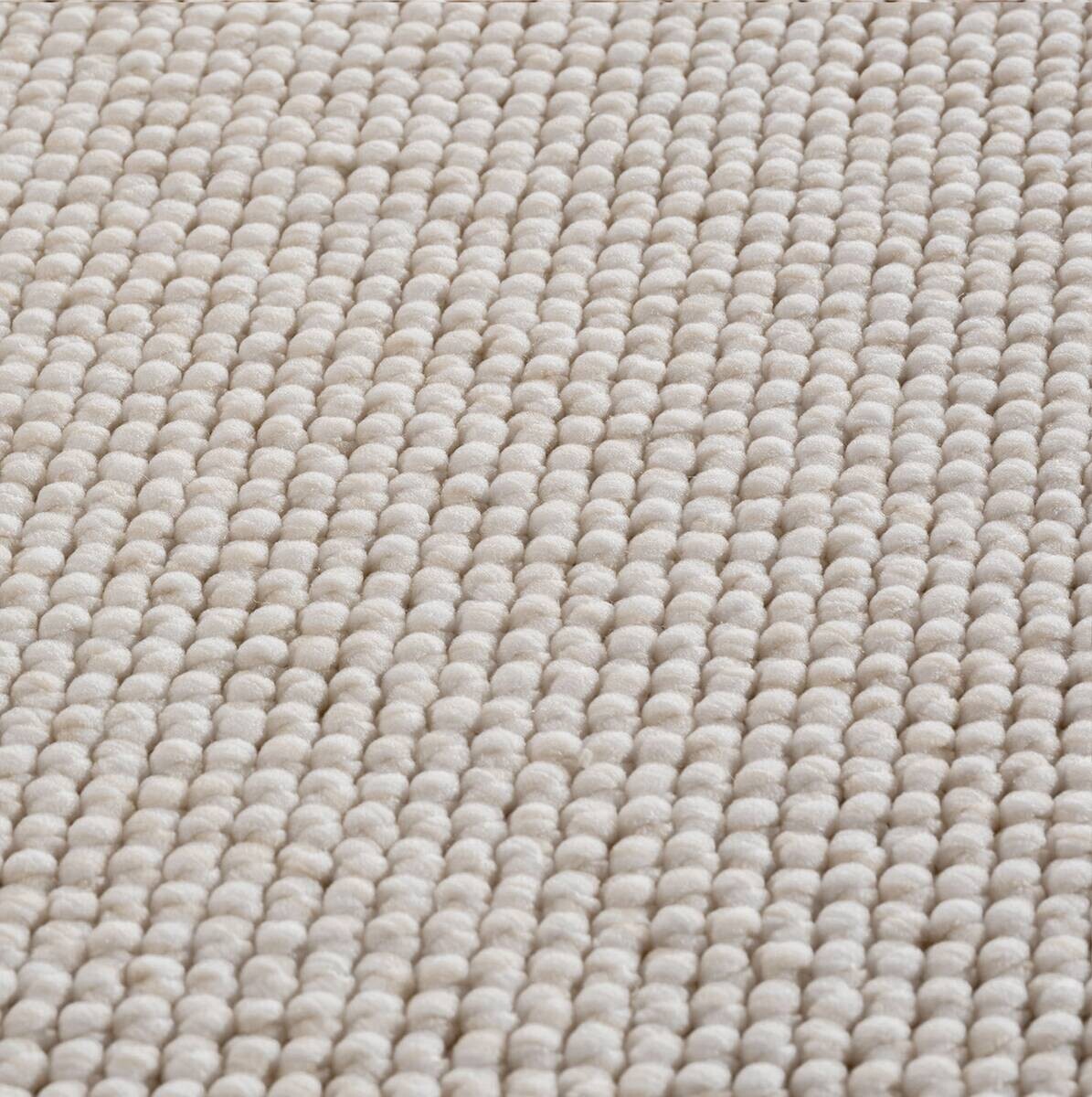 Ayyildiz Kurzflorteppich HELIX creme B/H/L: ca. 80x0,7x80 cm